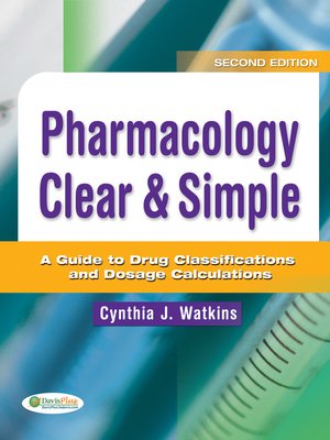 cover image of Pharmacology Clear & Simple
